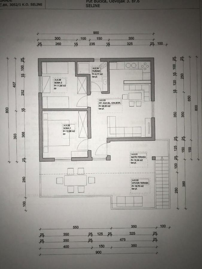 Apartment Mia Селине Екстер'єр фото